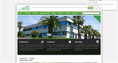 Desktop Screenshot of cmaticsrl.it